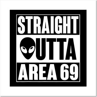 straight outta area 69 Posters and Art